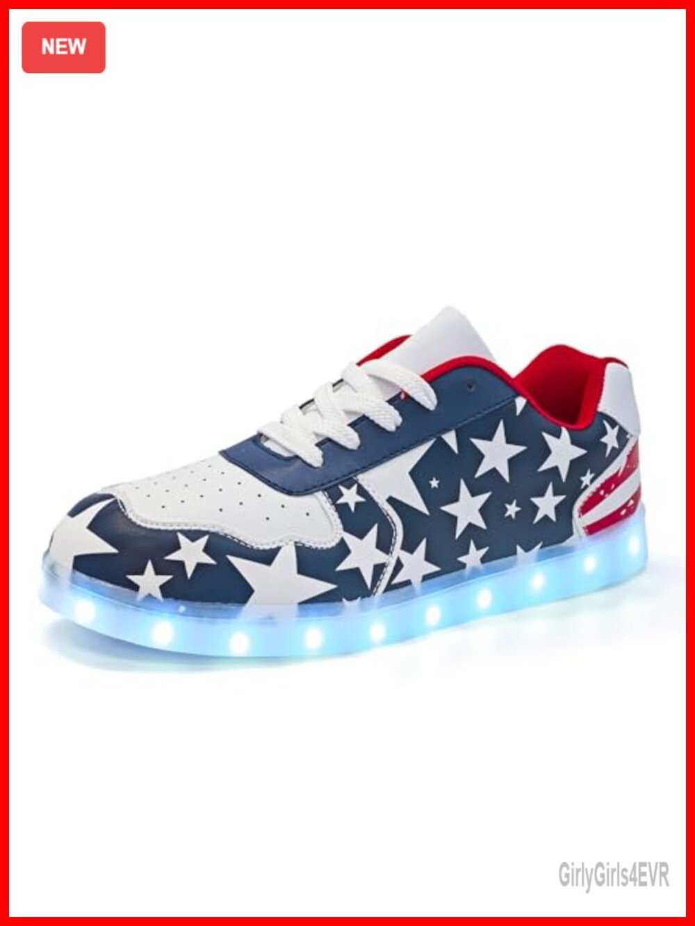 Wooowyet LED Light Up High Top Sneakers for Men and Women - USB Rechargeable,